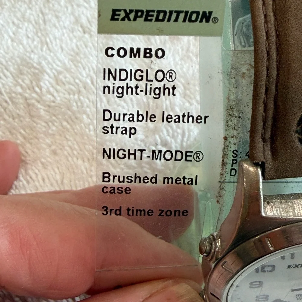 Vintage Timex Expedition Chronograph Indiglo 38mm Men’s Watch